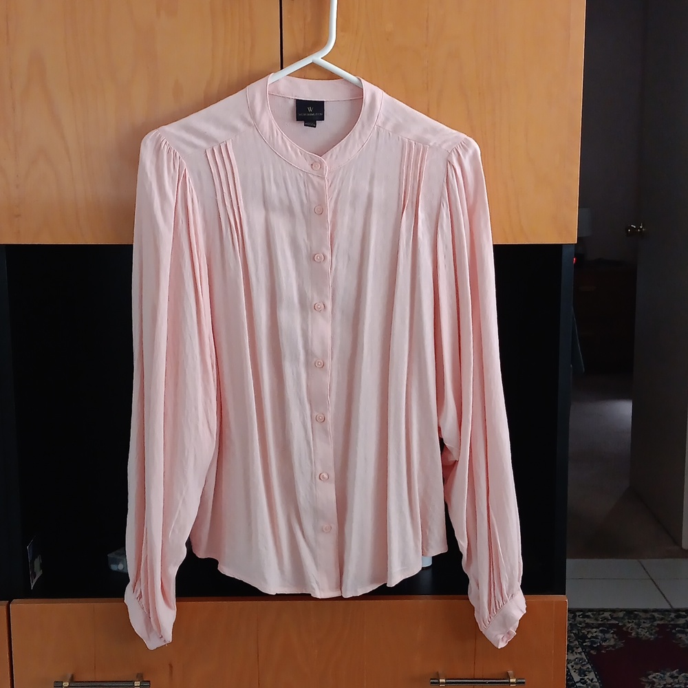 Worthington Puff Sleeve Blouse